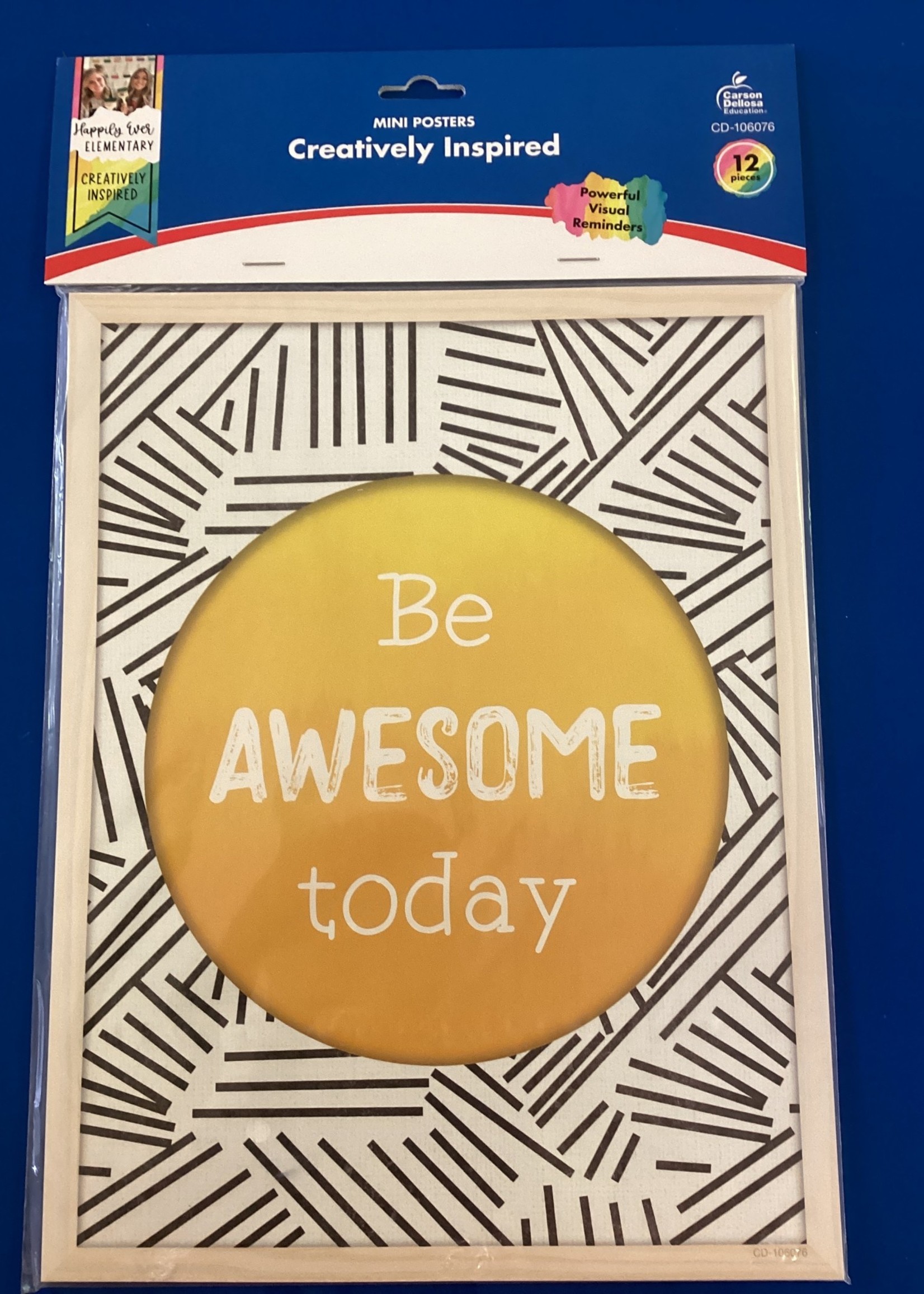 Creatively Inspired Motivational Mini Posters 12pc