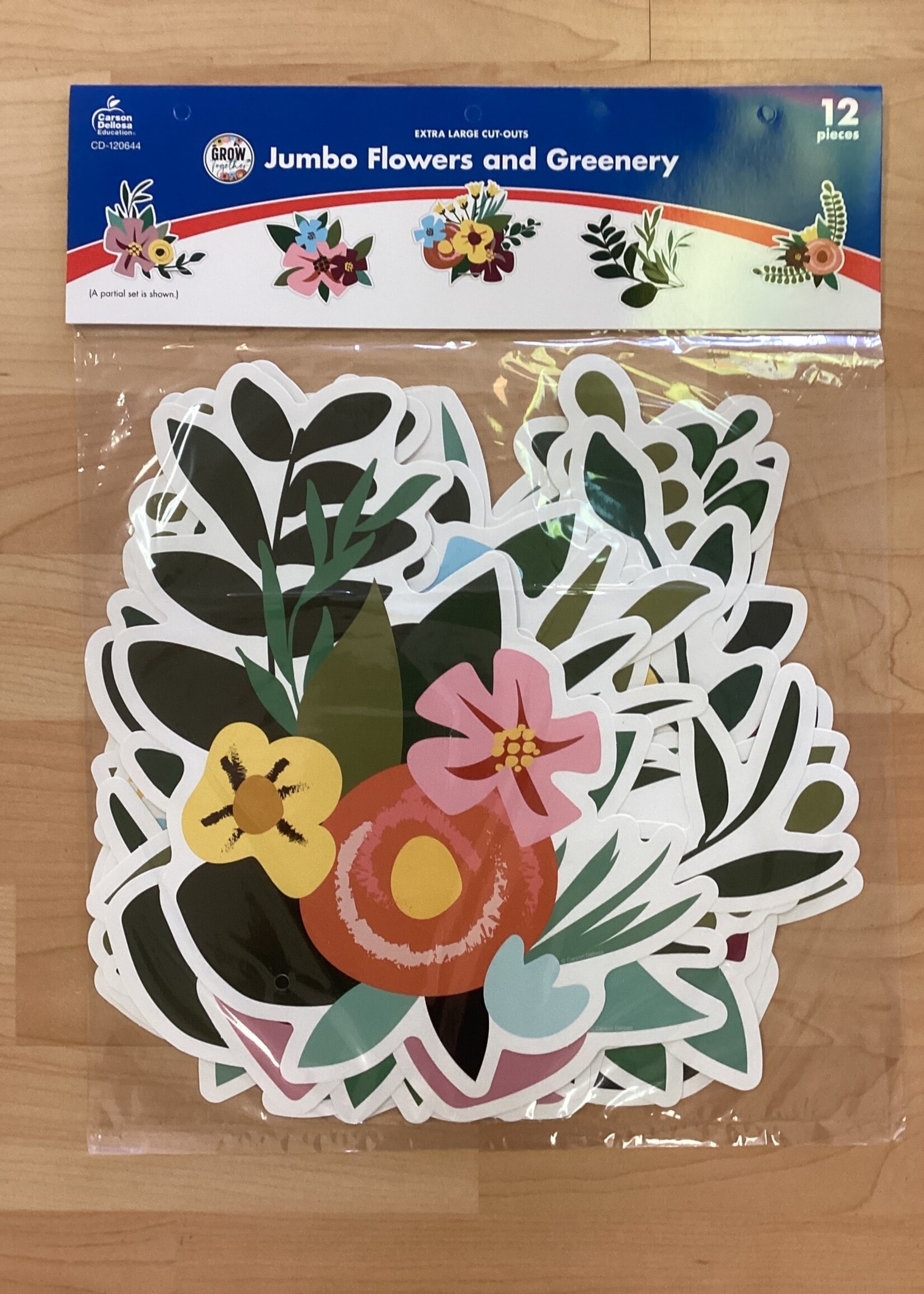 Grow Together Jumbo Flowers & Greenery  Extra Large Cut-Outs