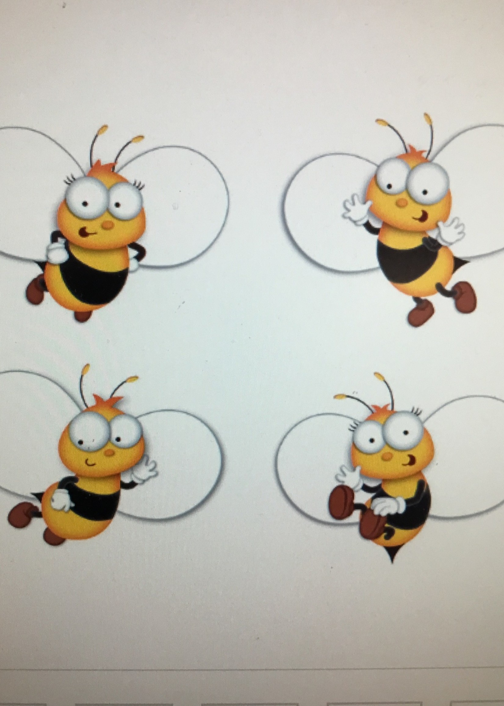 Buzz-Worthy Bees Cutouts 45pc