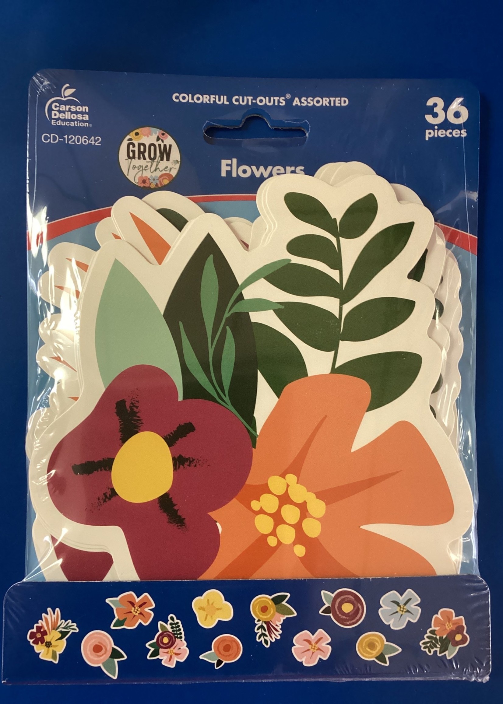 Grow Together Flowers Cutouts 36pc