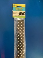 Black Polka Dot Magnetic Scalloped Border 24'