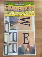 Moving Mountains Welcome Bulletin Board