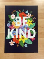 Wildflowers Be Kind Poster