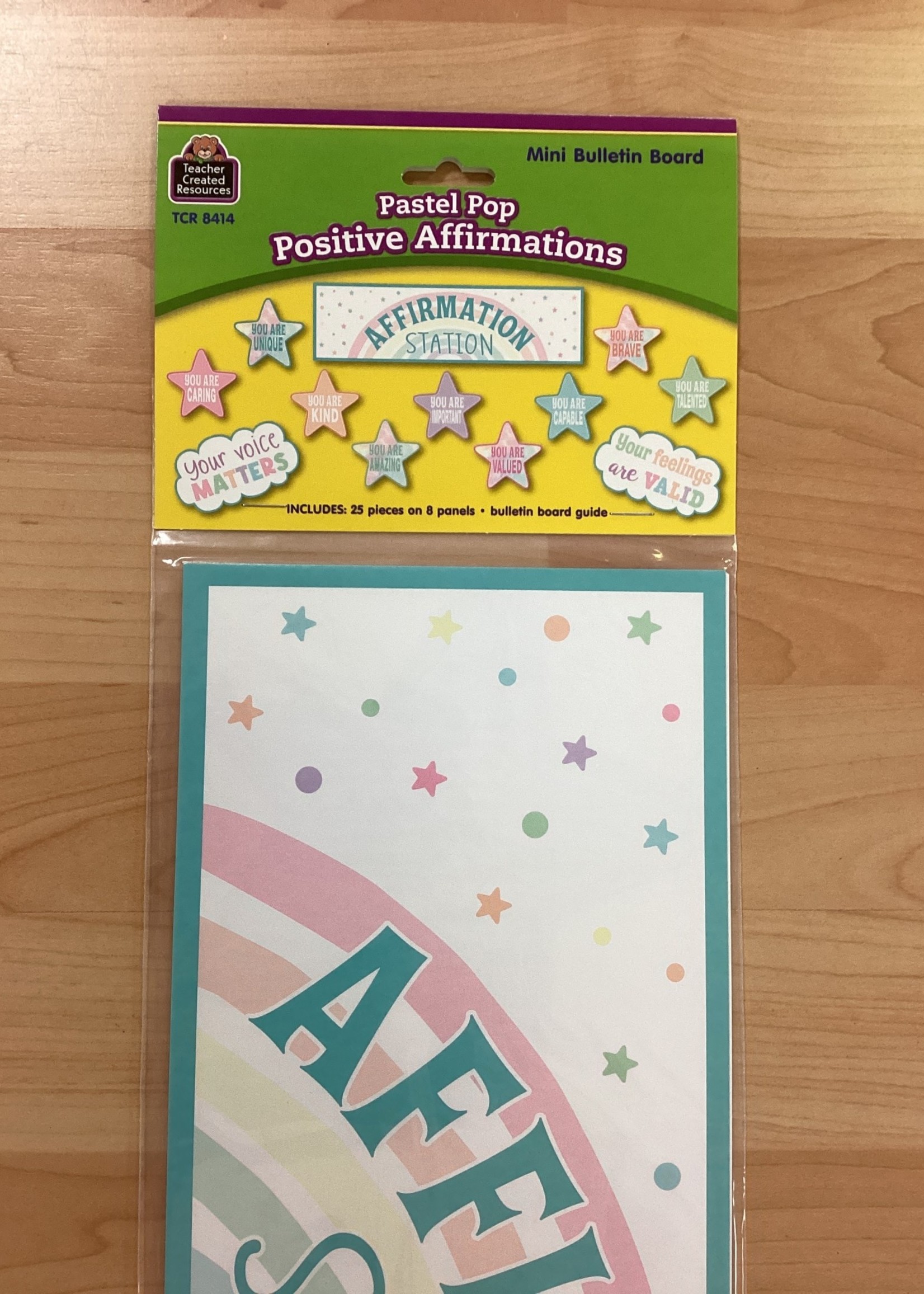Pastel Pop Affirmations Mini Bulletin Board
