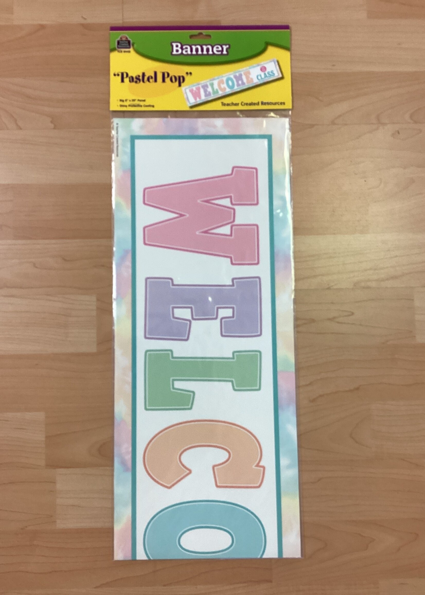 Pastel Pop Welcome Banner