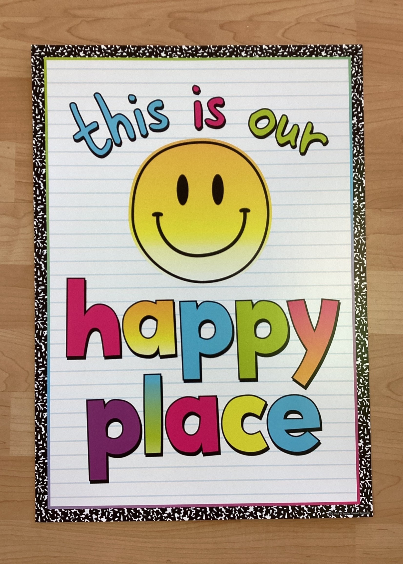 Happy Place Positive Poster