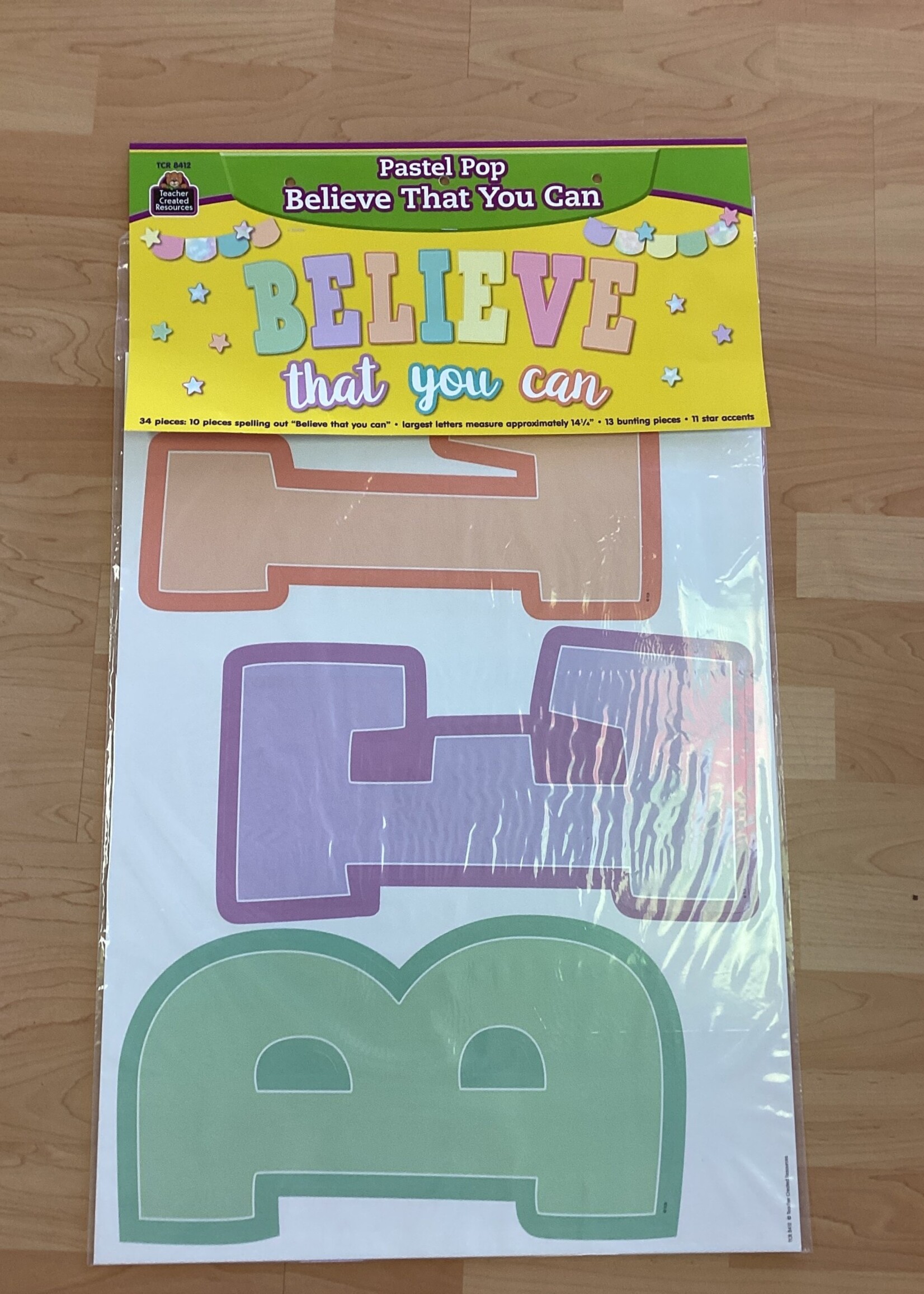 Pastel Pop Believe That You Can Bullletin Board