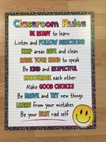 Brights 4Ever Classroom Rules Chart