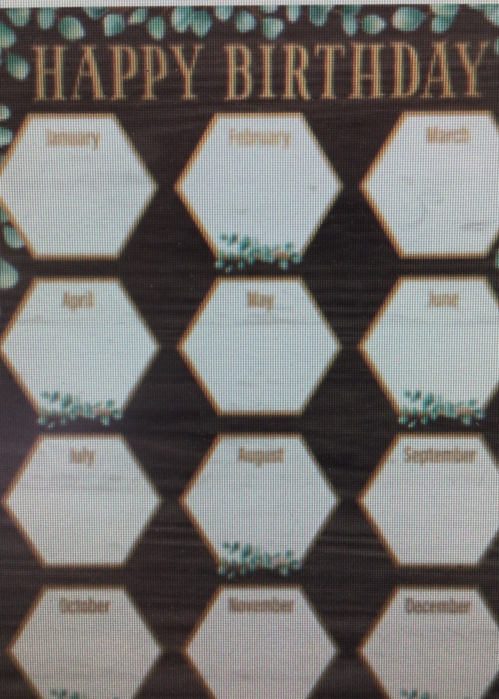 Eucalyptus Birthday Chart Eucalyptus Birthday Chart