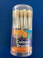 Colossal Round Paint Brushes 30pc