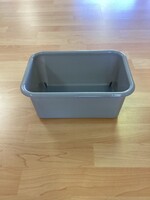 Small Gray Storage Bin
