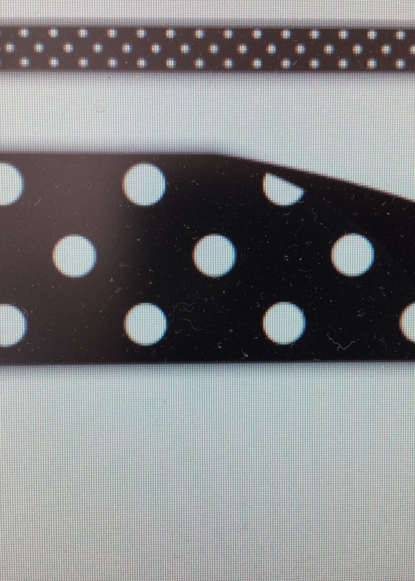 Black Polka Dots Magnetic Strips 12'