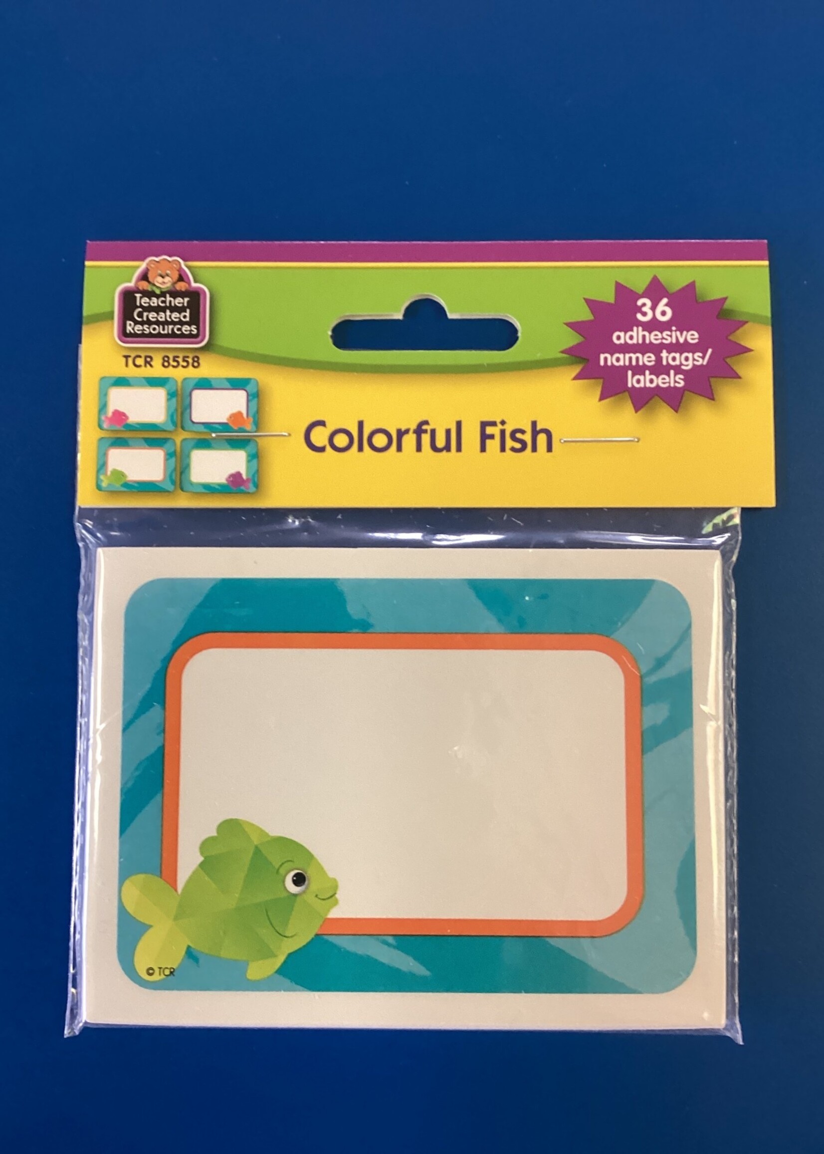 Colorful Fish Labels 36pc