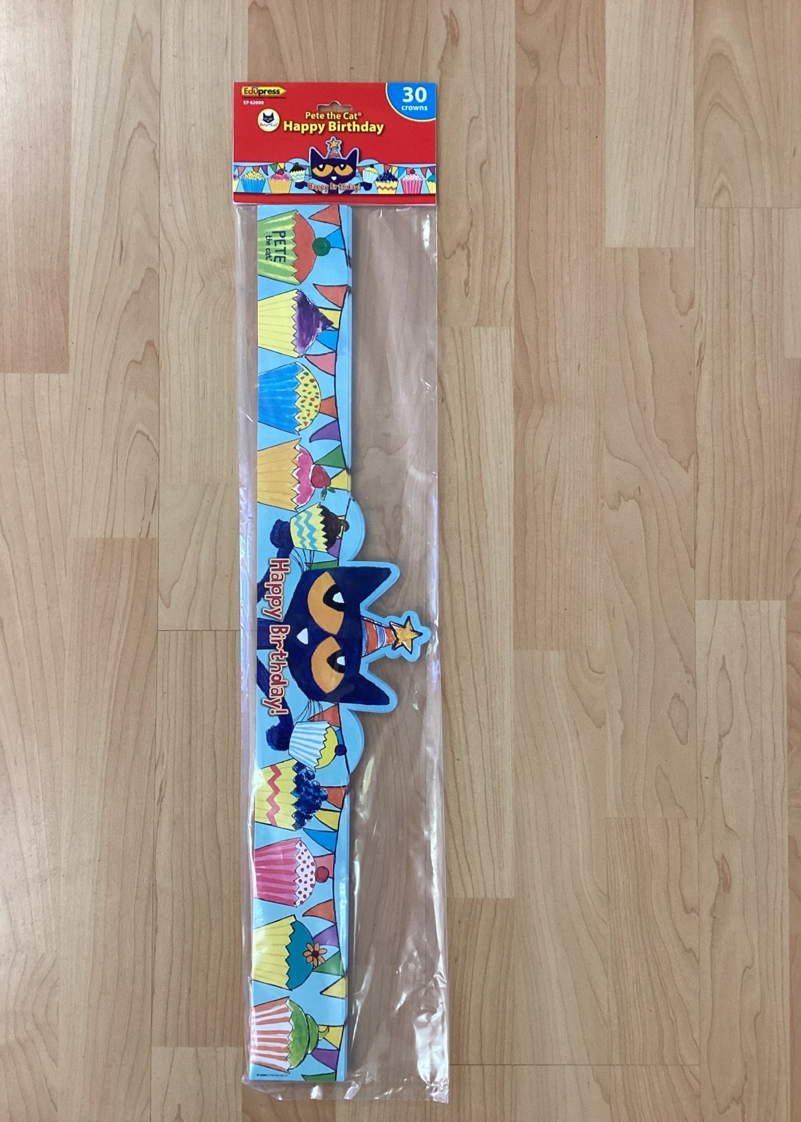 Pete the Cat Happy Birthday Crowns 30pk