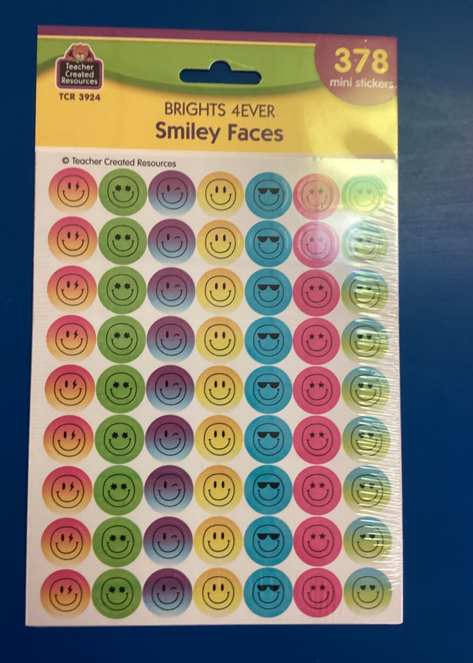 Brights 4Ever Smiley Faces Mini Stickers 378pc