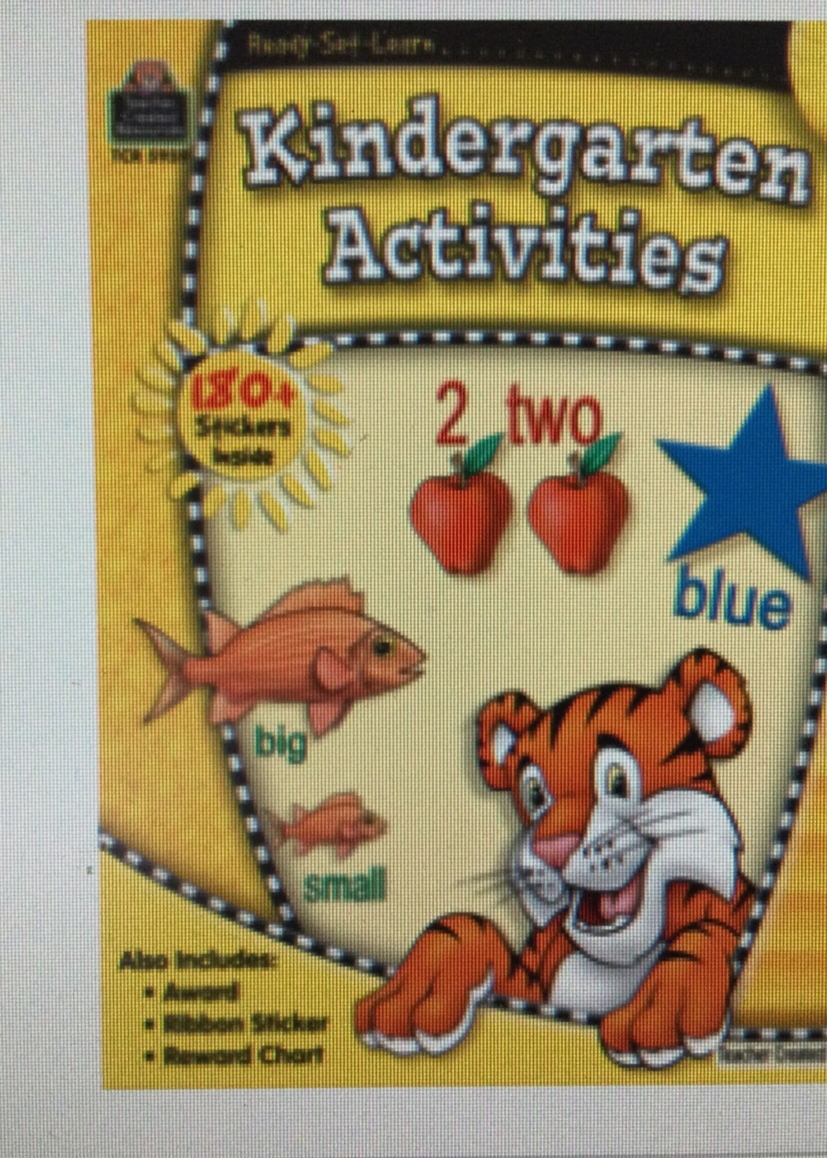 Ready Set Learn Kindergarten Activities
