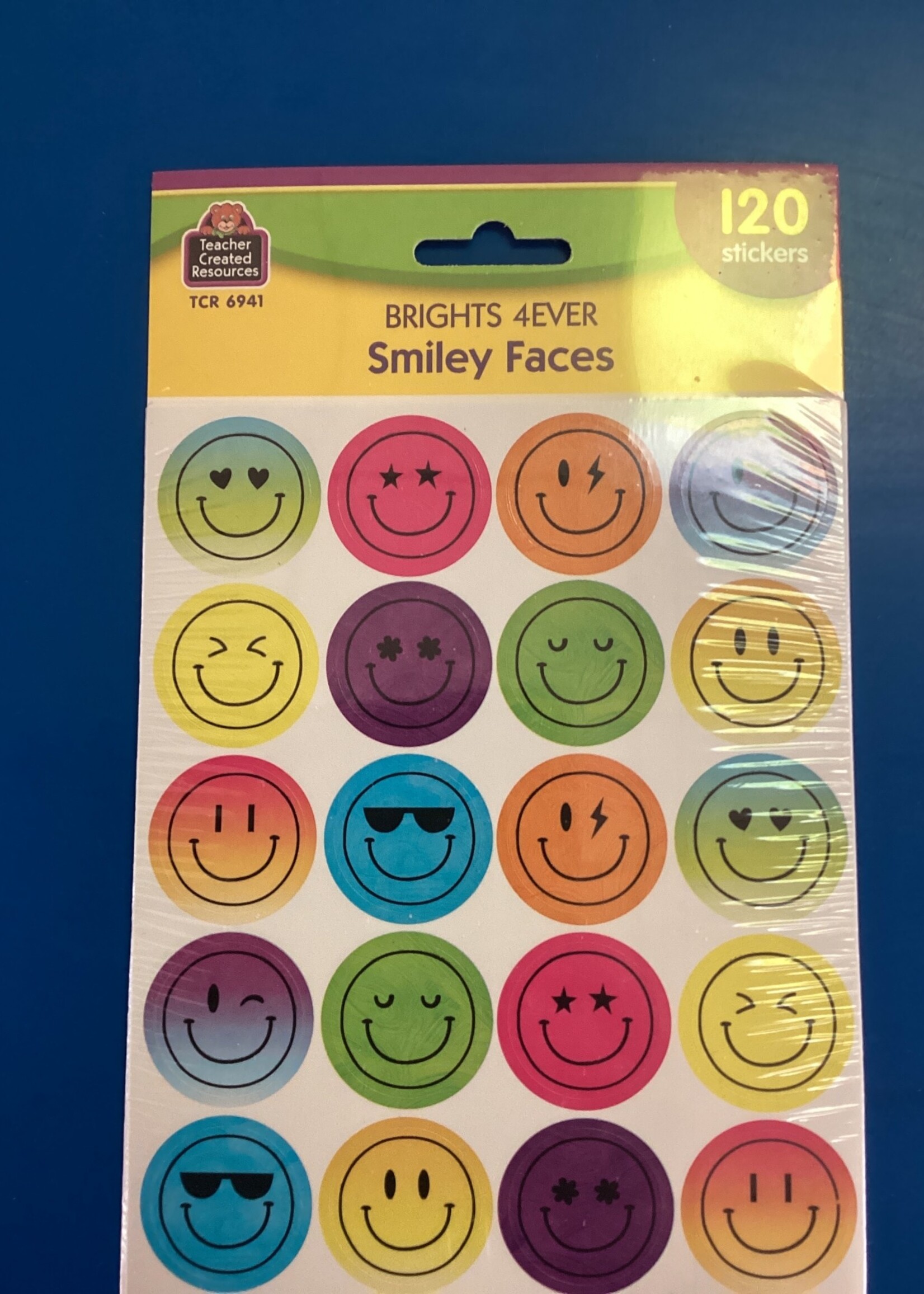 Brights 4Ever Smiley Faces Stickers 120pc