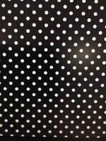 Black/White Dots Fadeless Bulletin Board Paper 4'x12'
