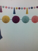 Oh Happy Day Pom-Pom & Tassels 60"