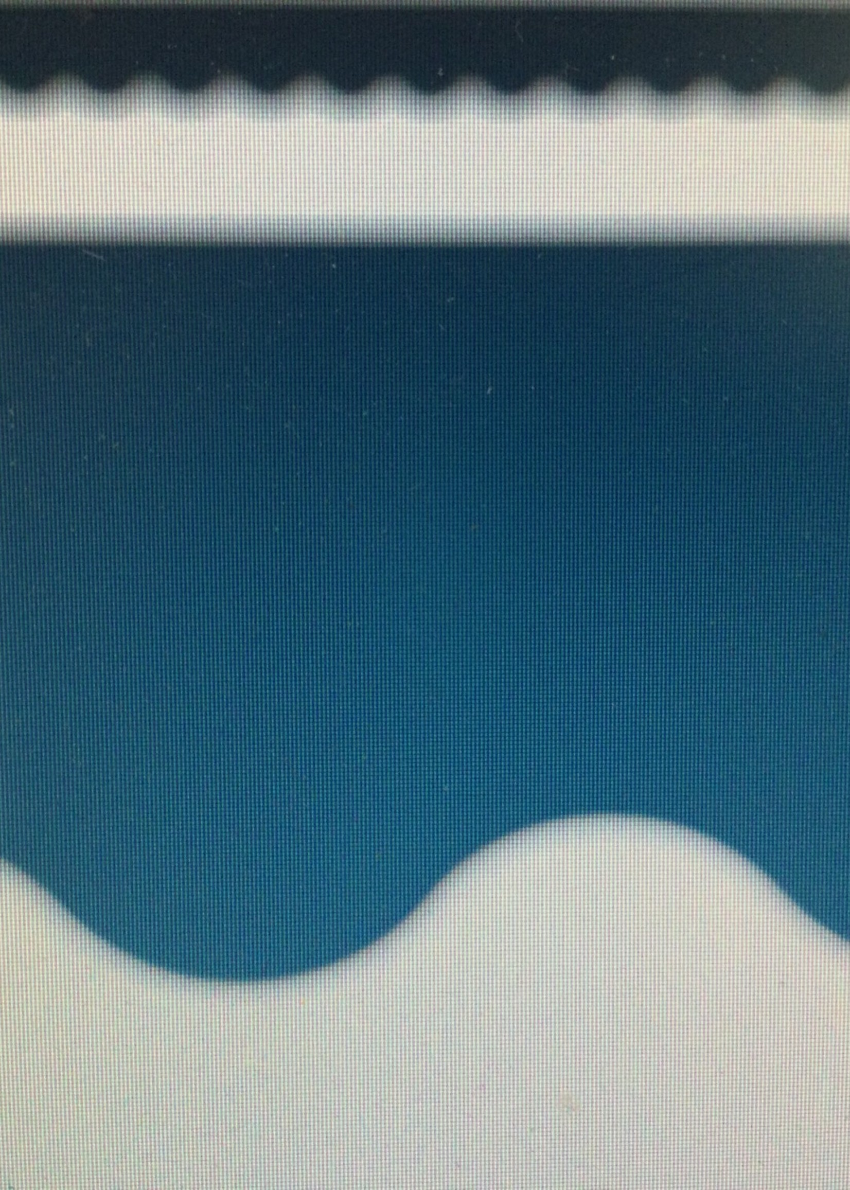 Slate Blue Scalloped Border 34'