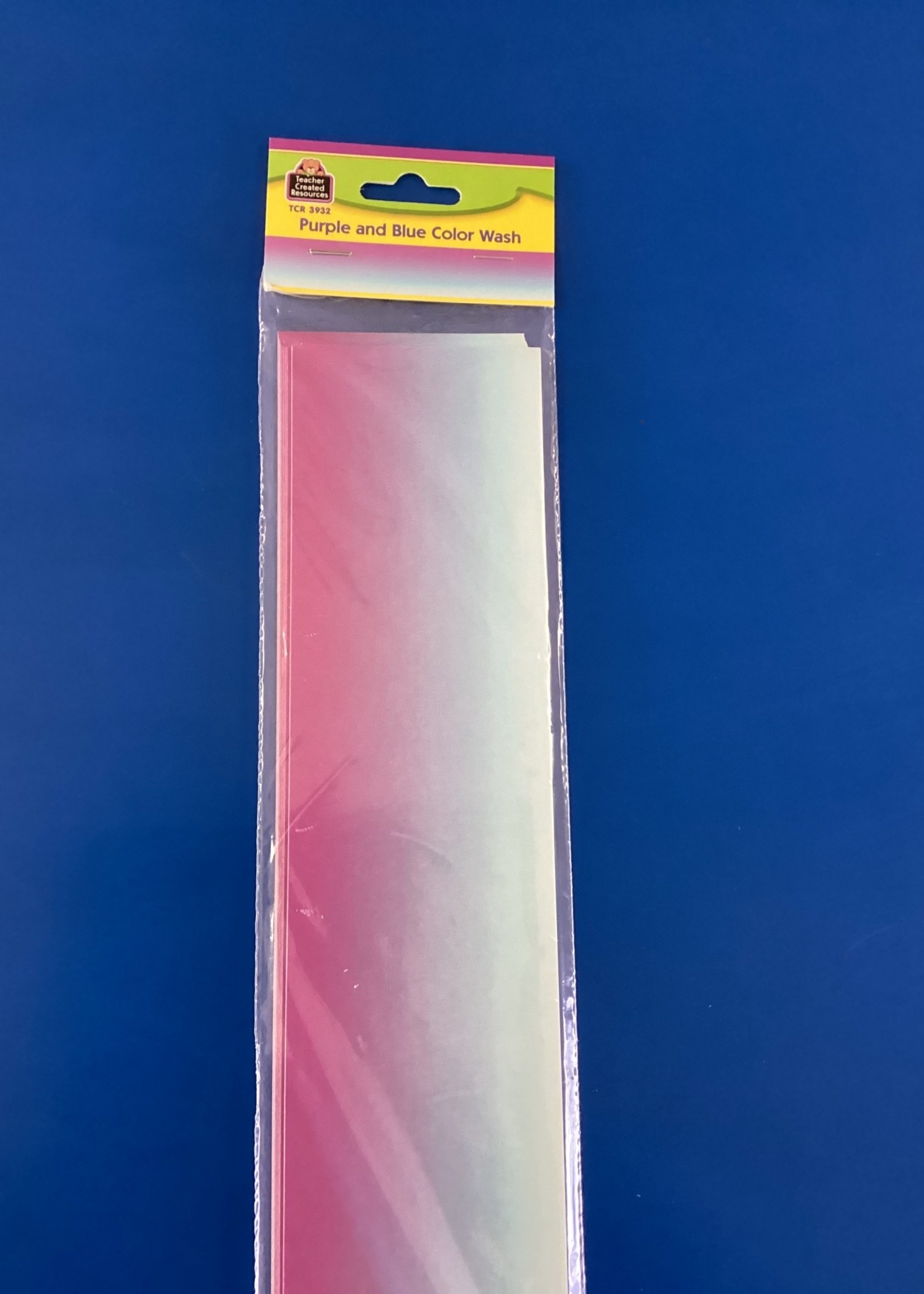 Purple & Blue Color Wash Border 35'