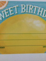 Lemon Zest Birthday Award 30pk