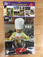 Jumbo Language Cards Bulletin Board 8pc