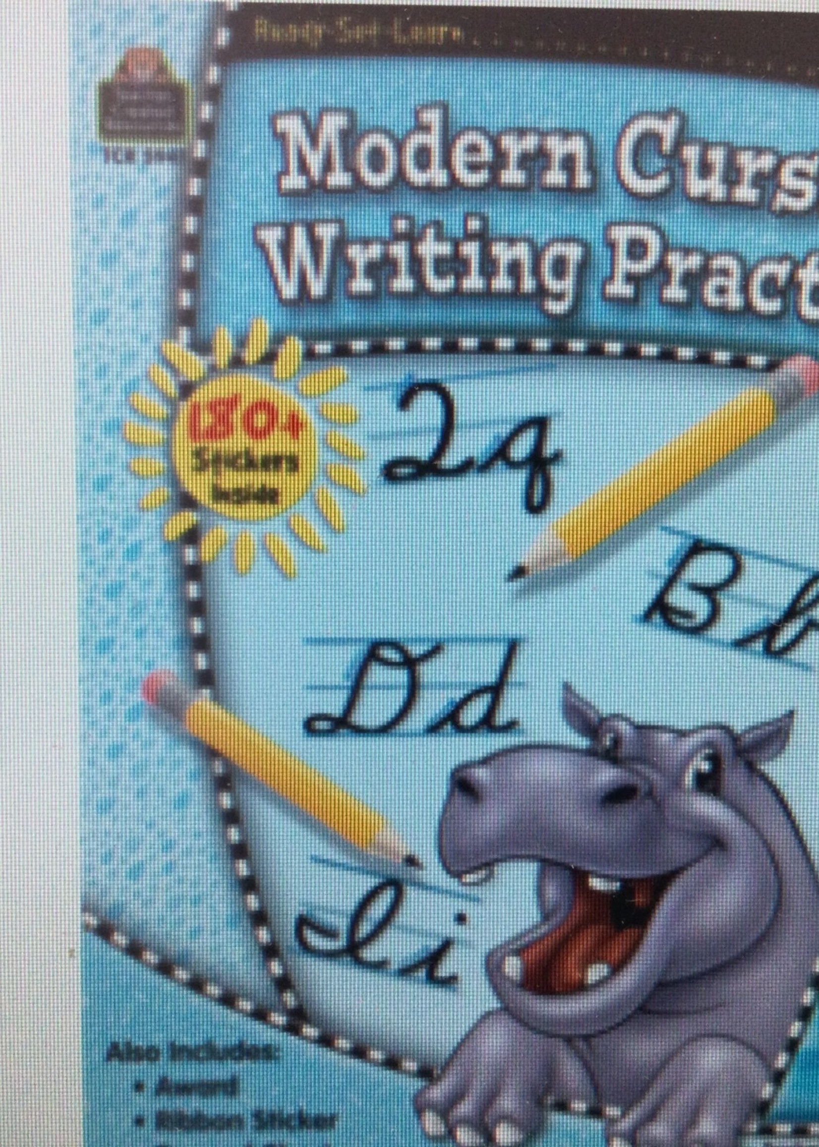 Ready Set Learn Modern Cursive Writing Practice
