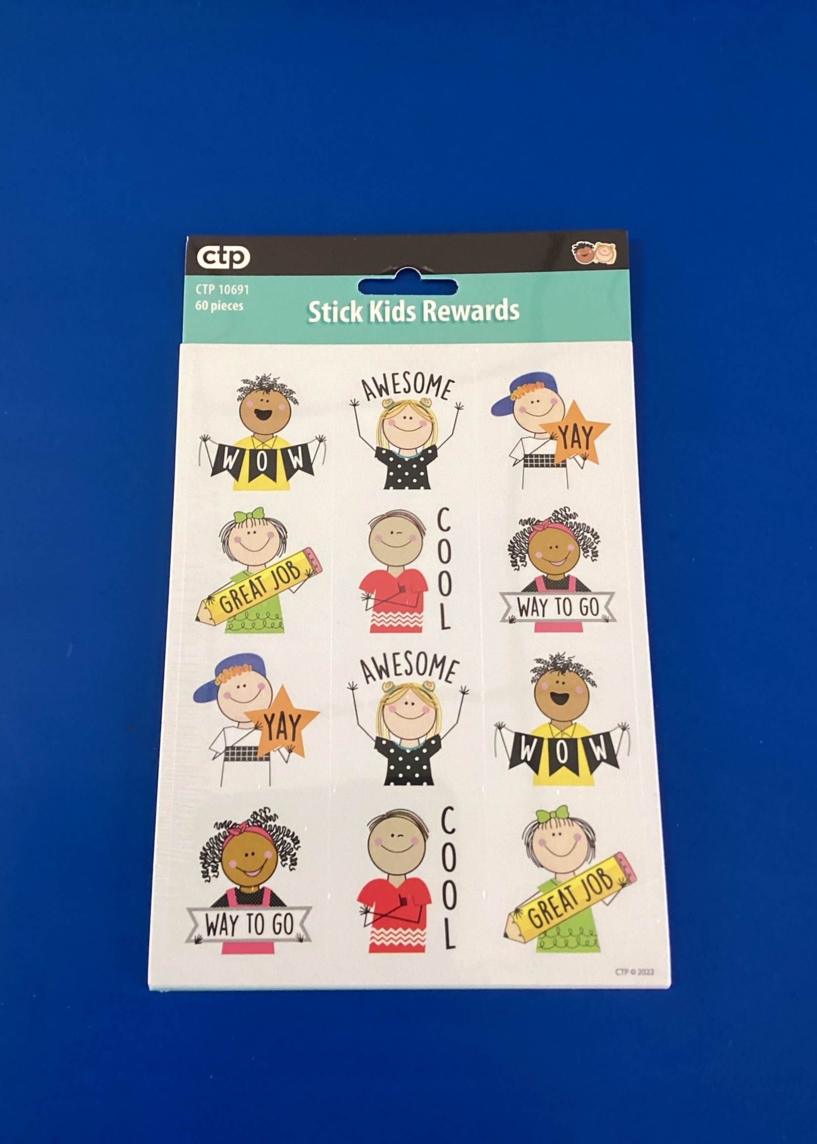 Stick Kids Rewards Stickers 60pc