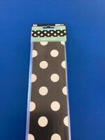 Polka Dots on Black EZ Border 48'