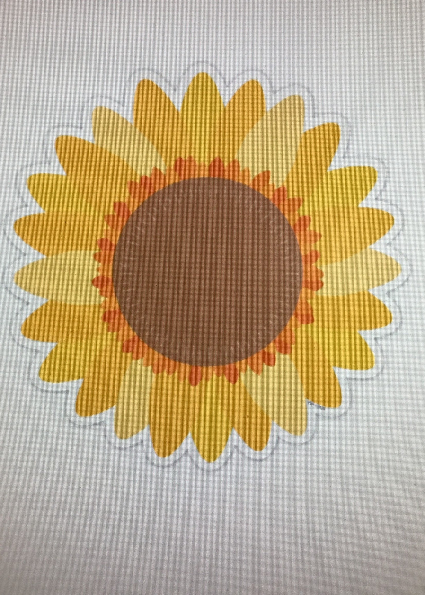 Sunflower Cutouts 36pc