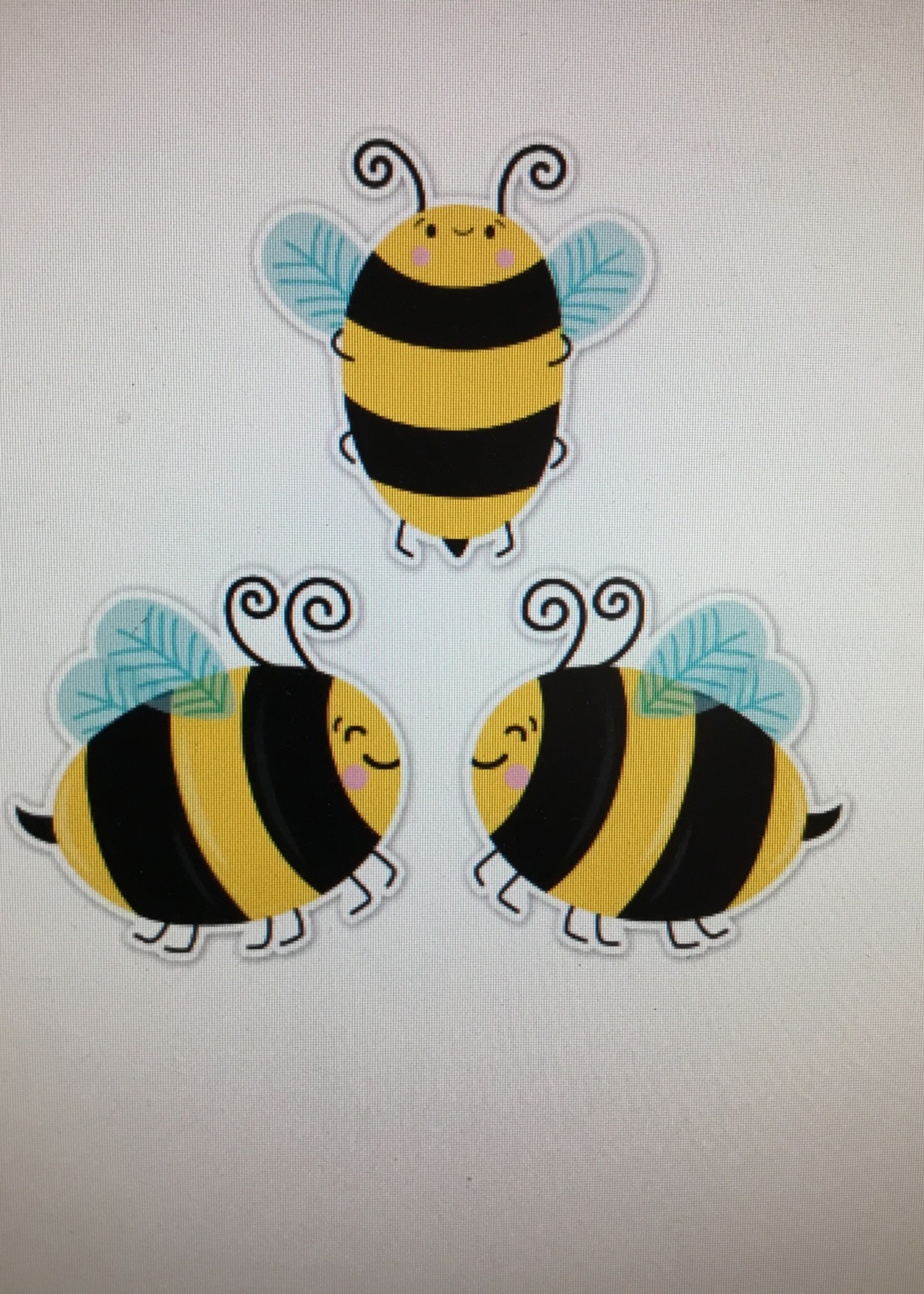 Bees Cutouts 36pc