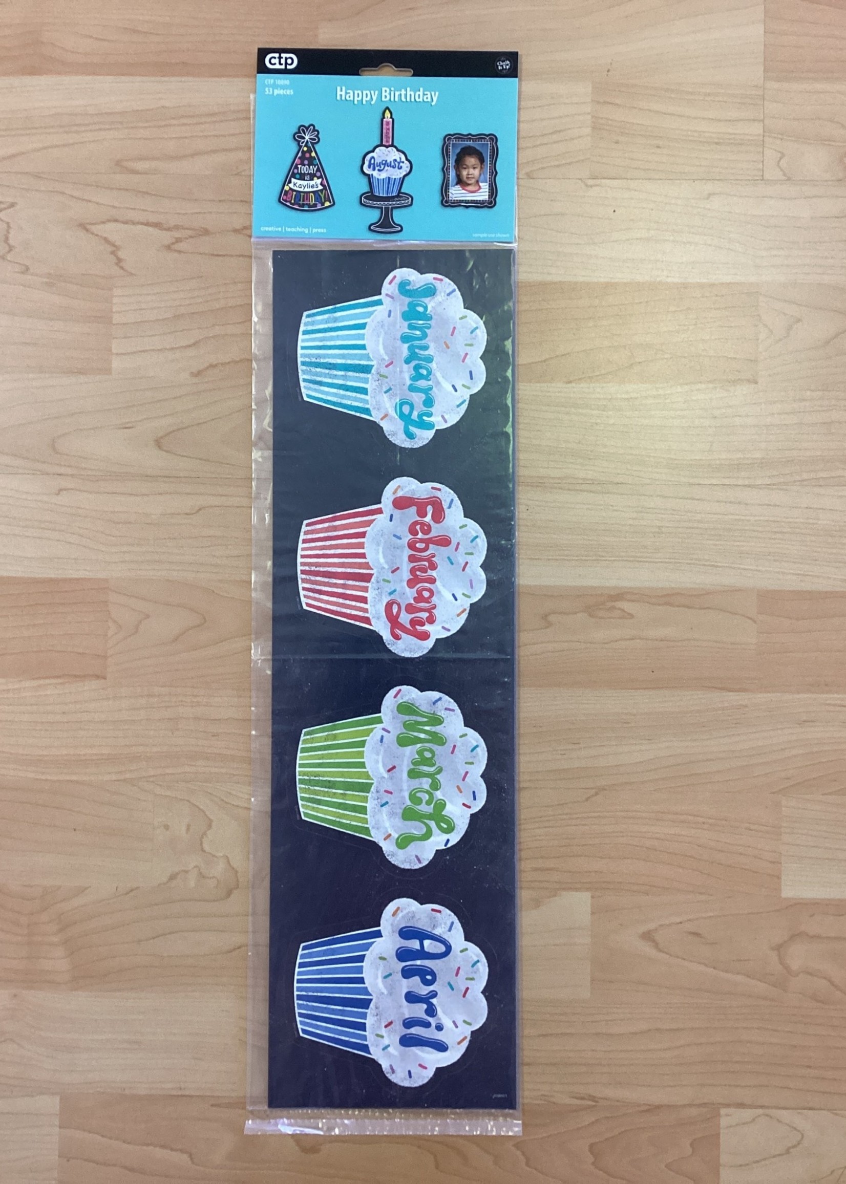 Chalk It Up! Happy Birthday Mini Bulletin Board