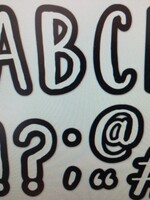 Cafe Uppercase 7" Letters 114pc