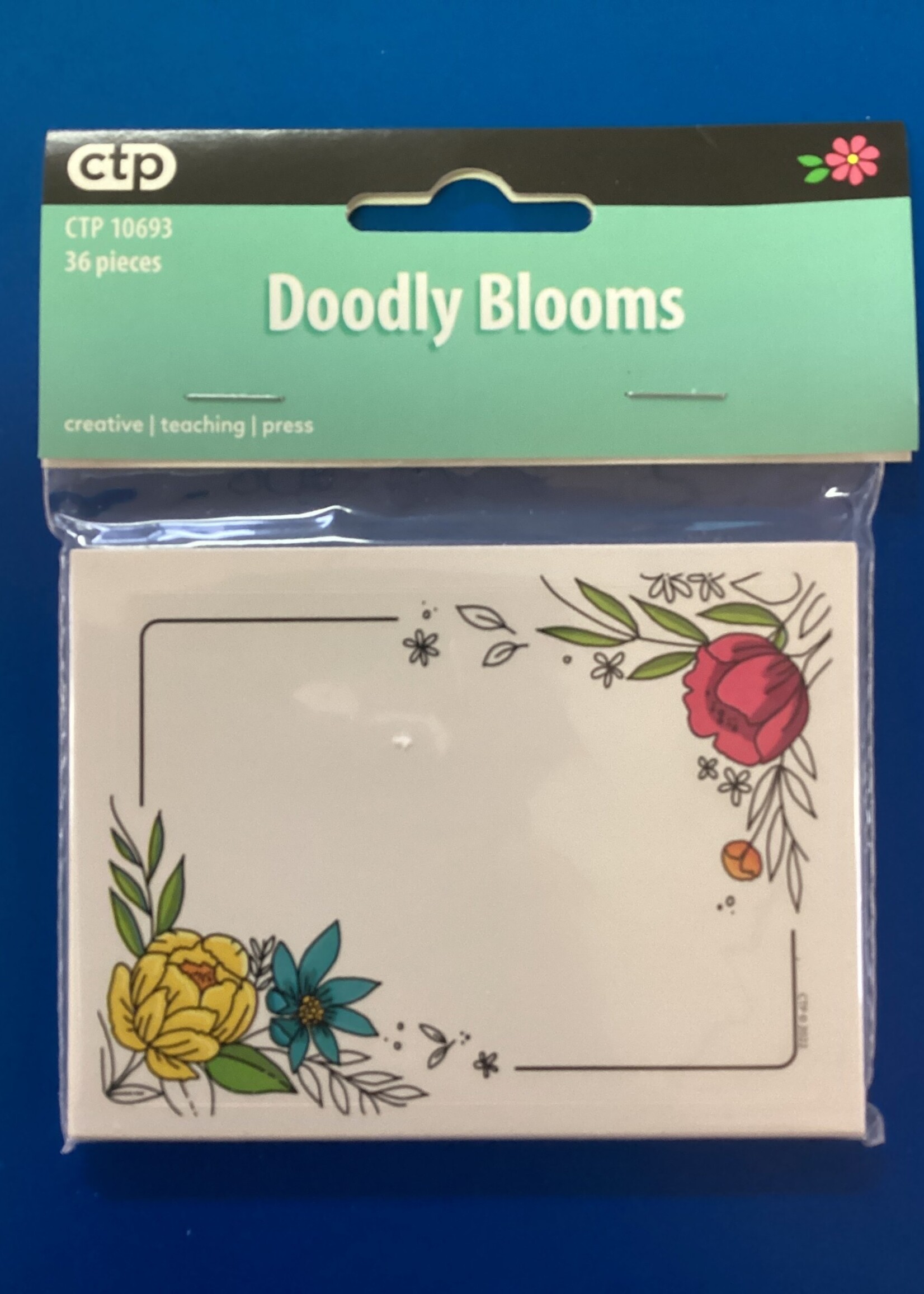 Doodly Blooms Labels 36pc