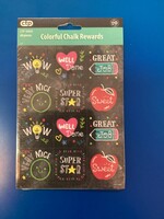 Chalk It Up! Colorful Chalk Reward Stickers 60 pc