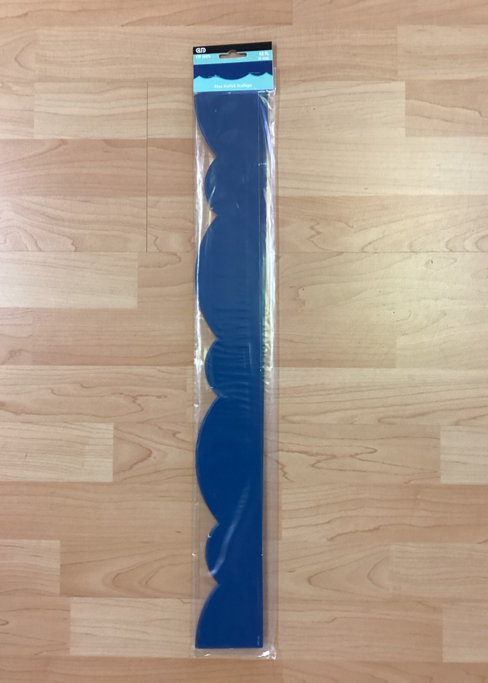 Blue Stylish Scallops EZ Border 48'
