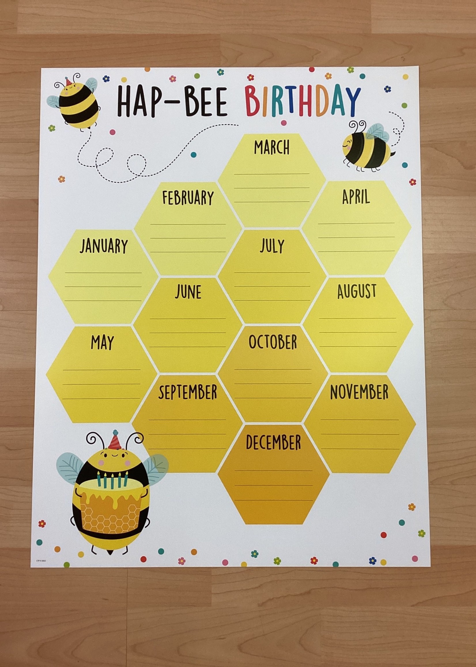 Hap-bee Birthday Chart