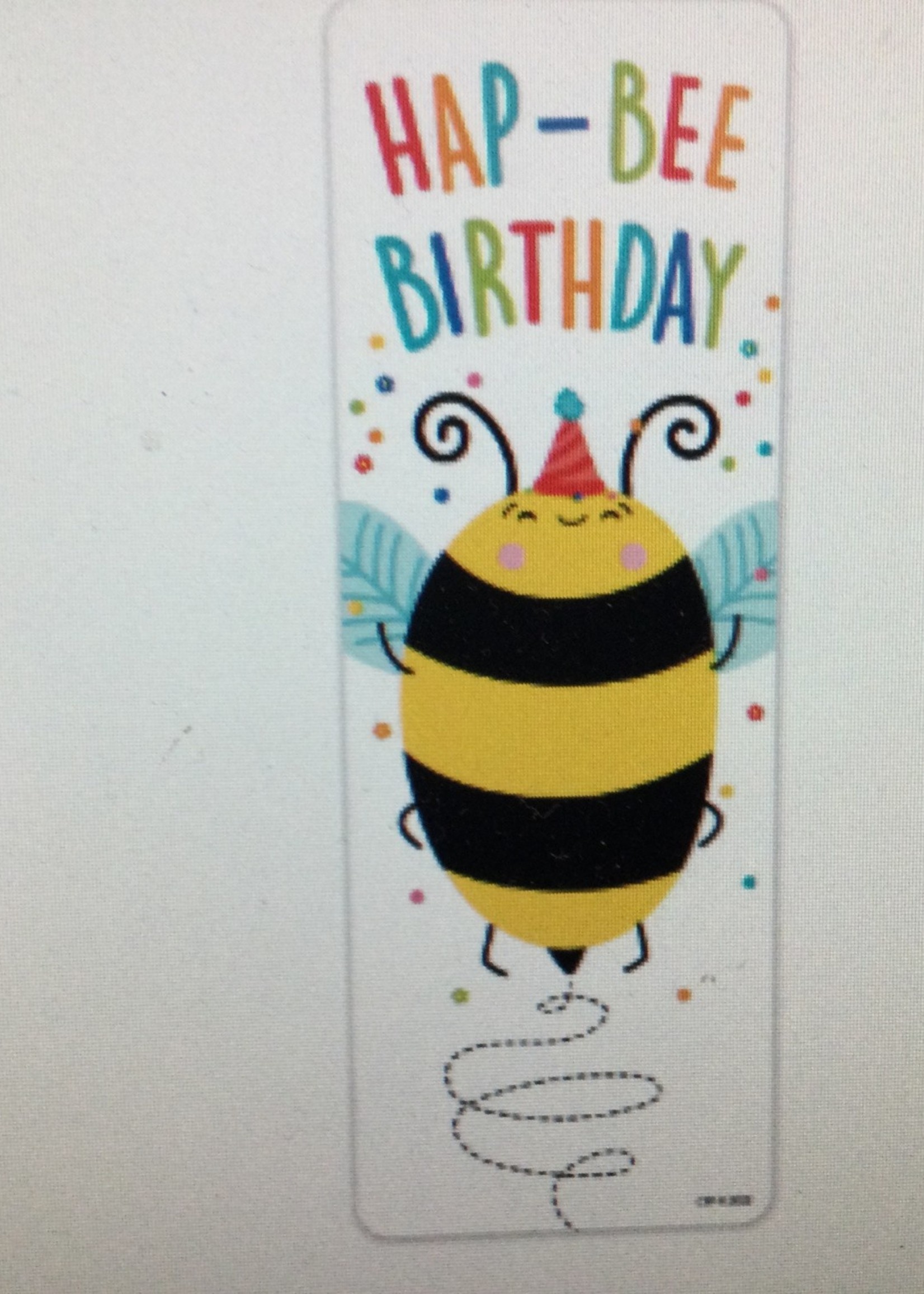 Happy Birthday Bees Bookmarks 30 pk