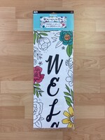 Bright Blooms Welcome Banner