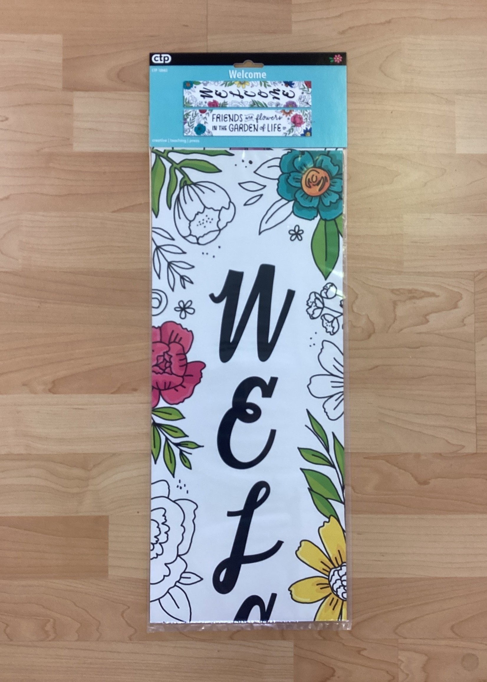 Bright Blooms Welcome Banner