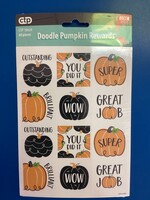 Doodle Pumpkin Rewards Stickers