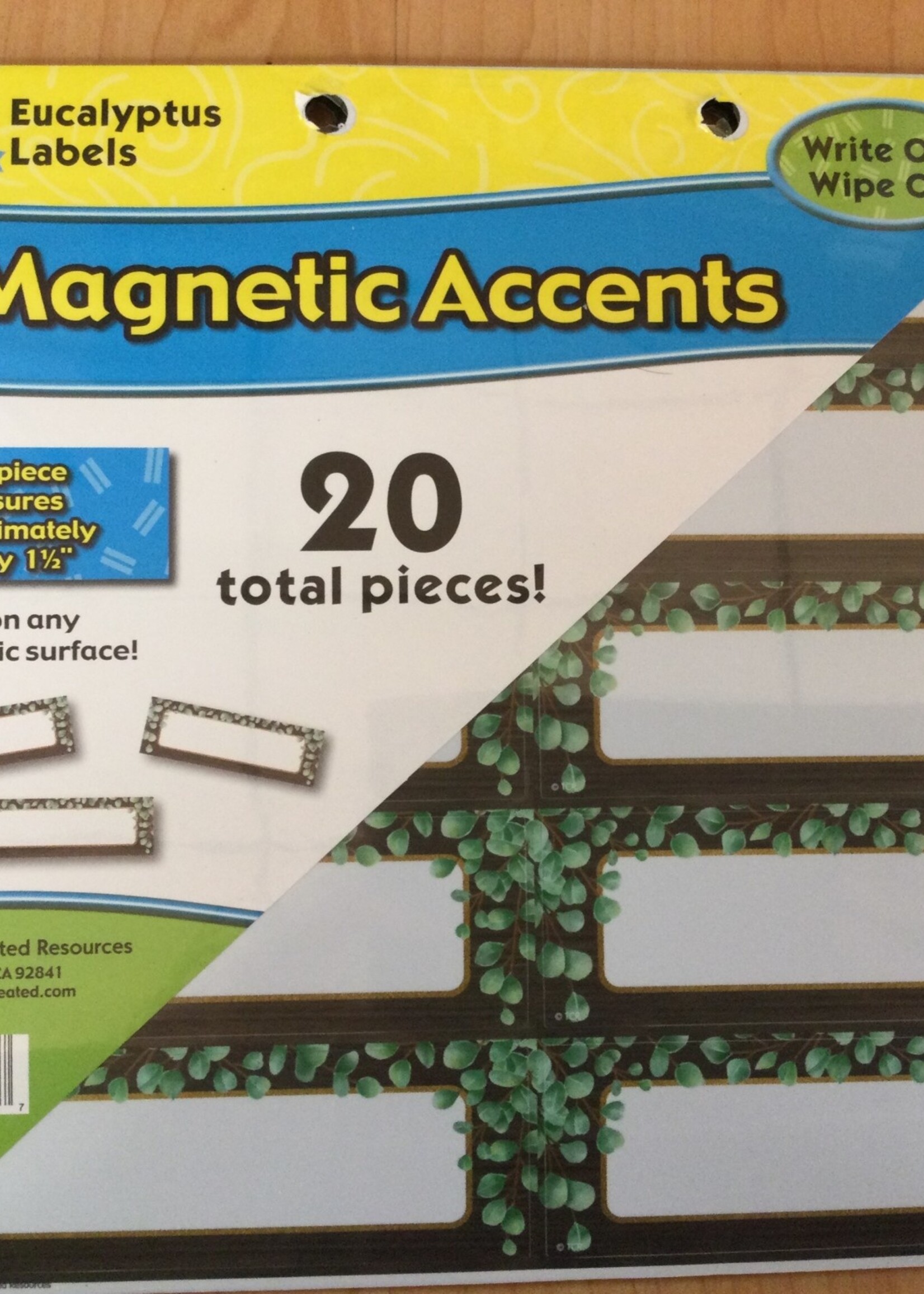 Eucalyptus Magnetic Labels 20pc