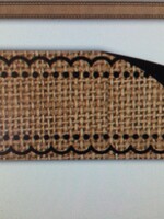 Burlap Magnetic Border 24'