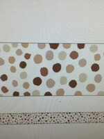 Schoolgirl Style Simply Stylish Natural Polka Dot Border