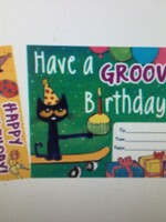 Pete The Cat Groovy Birthday Bookmark Awards 30pk