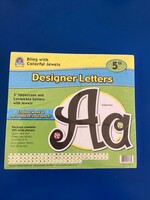 5" Bling Letters w/Colorful Jewels