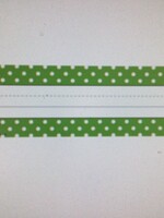 Lime Polka Dot Nameplates