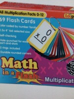 Math in a Flash Multiplication Flashcards