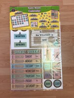 Rustic Bloom Calendar Bulletin Board